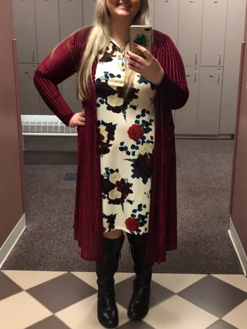 Lularoe Floral Carly Large